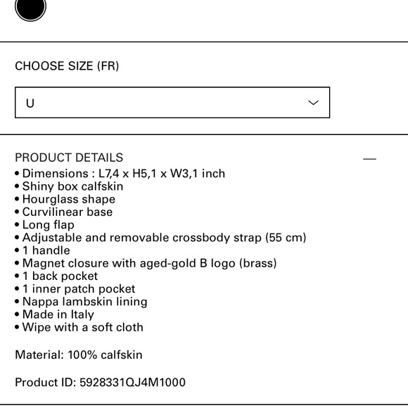 Authentic BALENCIAGA Hourglass Box with top handle in XS - Picture 8 of 9